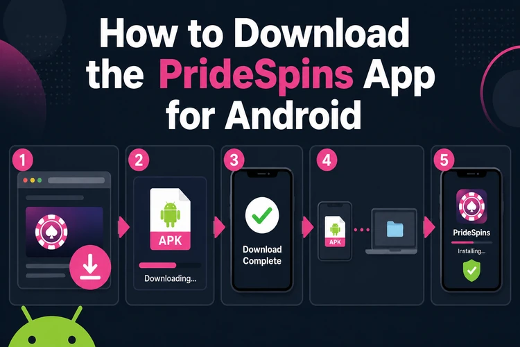How to Download the PrideSpins App for Android