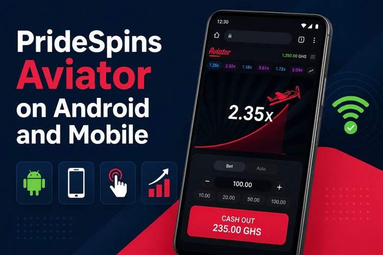 PrideSpins Aviator on Android and Mobile