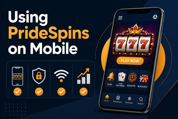 Using PrideSpins on Mobile